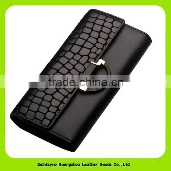 16904 Promotional Custom Factory Direct Lady Leather Wallet Purse