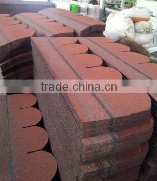 Fish-scale Asphalt Roofing Sheet Fiberglass Bitumen Shingles photo-3