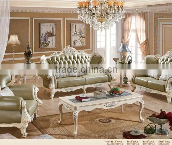 Kuka Leather Sofa Single Sofa French Country Furniture photo-3