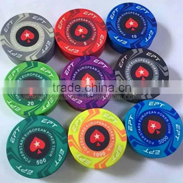 Wholesale 10g Custom Ceramic EPT Poker Chip photo-2