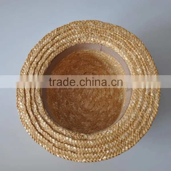 Fashion Design Customized Plain Color Unisex Straw Hat Cheap photo-2