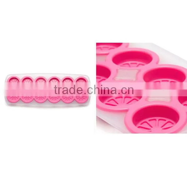 Creative 12-Cell Orange /Lemon Shaped Soft Silicone DIY Ice Cube Tray Ice Maker Jelly Pudding Mold photo-5