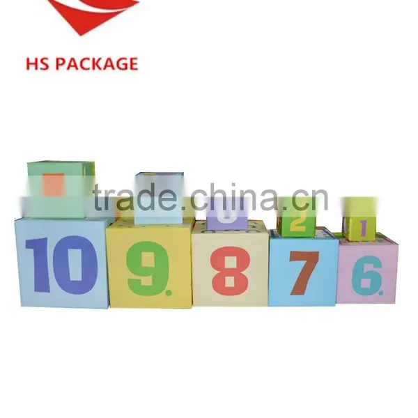 Paper Nesting Boxes Children Toys