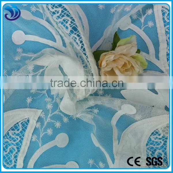 Lastest Laser Embroidery Fashion Laser Embroidery Mesh Fabric photo-3
