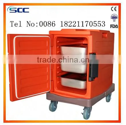 Meal Delivery Cart With Wheels Hot Food Trolley Insulated Cabinet Quality Choice photo-2