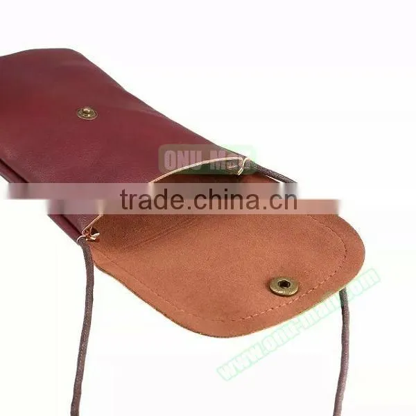 New Fashion Cell Phone Shoulder Strap Bag, Leather Case Cover for 5.7 Inch Mobile Phone photo-6