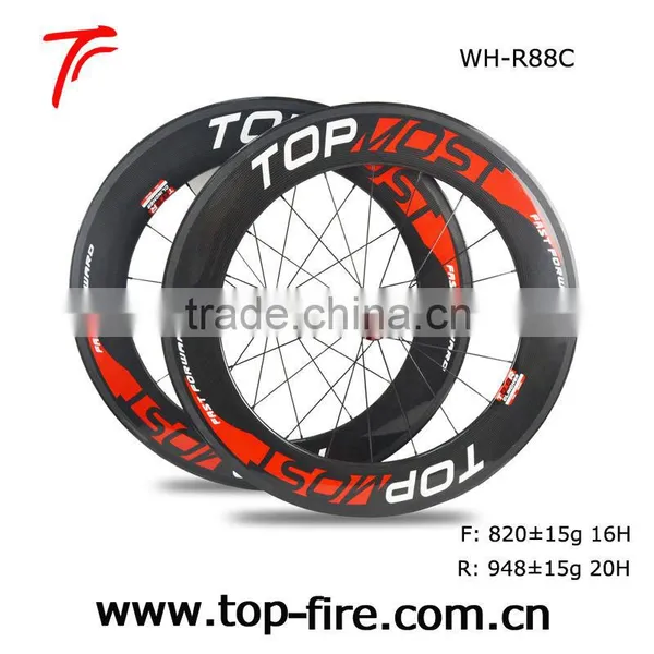 88mm Road Bike Carbon Wheels Set