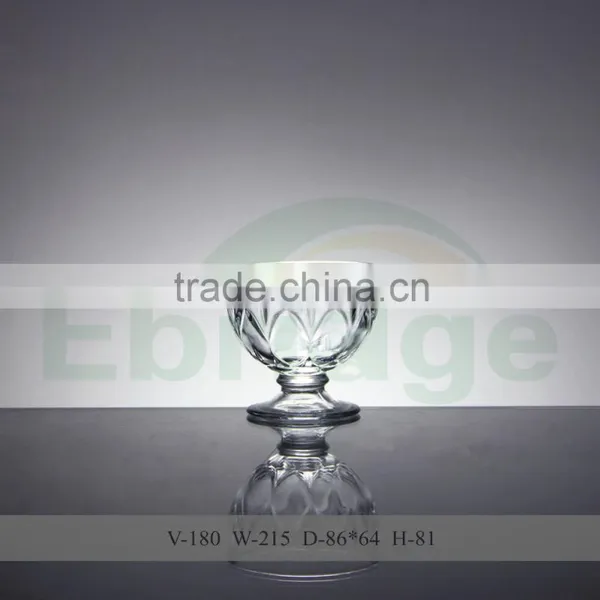 Diamond Embossment Glass Ice Cream Cups photo-3