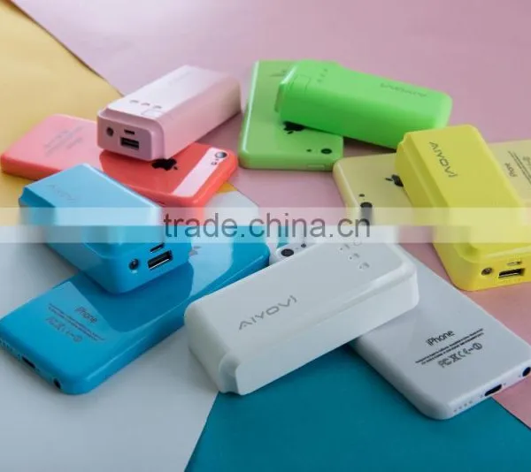 2016 Colourful Slim Power Bank Charger 5000mah / Mobile Power Bank photo-4