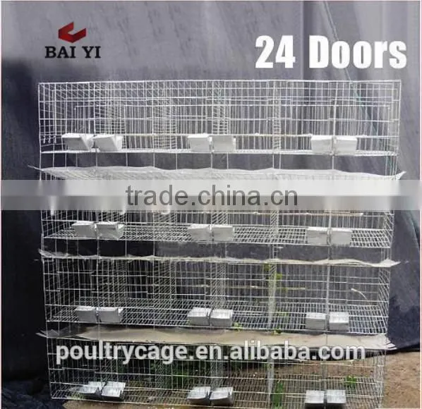 BAIYI Cheap Metal Cage For Big Female Rabbit / Breeding Rabbit / Commercial Rabbit photo-5