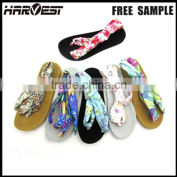White Fashion Rubber Sole Slipper , Plain Wedge Nice Flip Flop photo-2