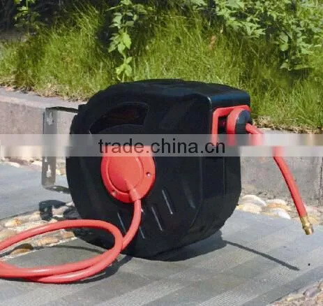 10M Auto-rewind System Plastic PU Garden Air Hose Reel 1 / 2