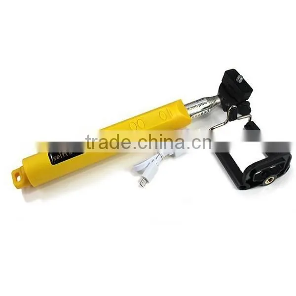 Extendable Self Portrait Handset Selfie Stick Monopod for Cellphone Zoom Bluetooth Monopod
