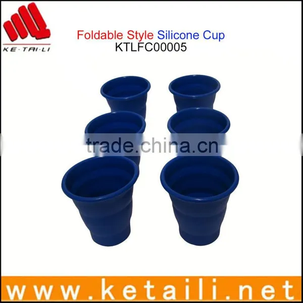 Shenzhen Promotional Travel Gifts Silicone Rubber Folding Cup Collapsible Cups photo-2