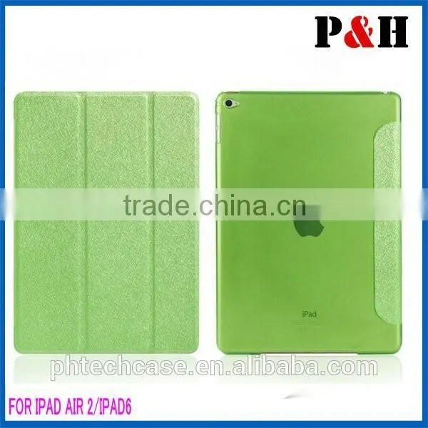 Smart Cover Case for Ipad Air 2 /ipad 6,leather Case for Ipad 6