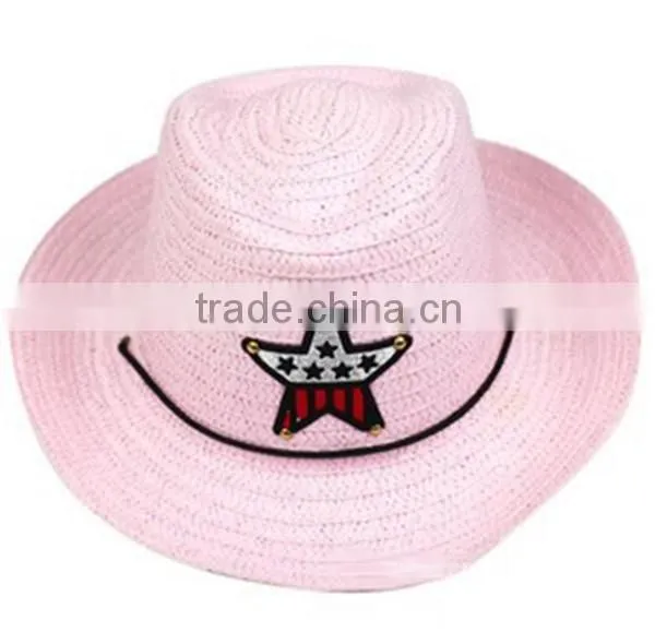 Fashion Style High Quality Straw Wholesale Kids Cowboy Hats Quality Choice photo-6