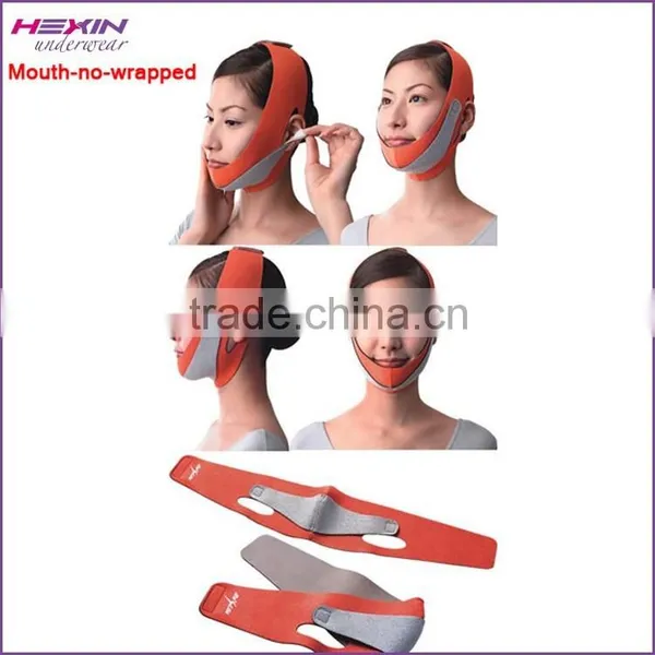 Paypal Accepted Soft Nylon Rubber Face Slimming Mask Belt Face Thining Mask Bandage Quality Choice photo-2
