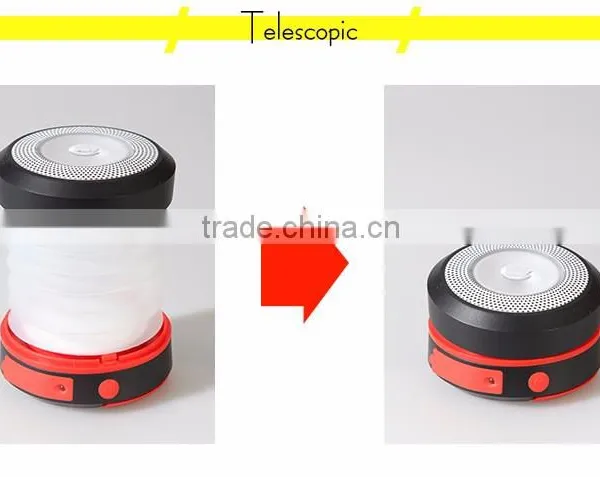 2016 Continuing Hot Handsome Appearance Portable Solar Powerd&USB Rechargeable Camping Lantern With Power Bank photo-4