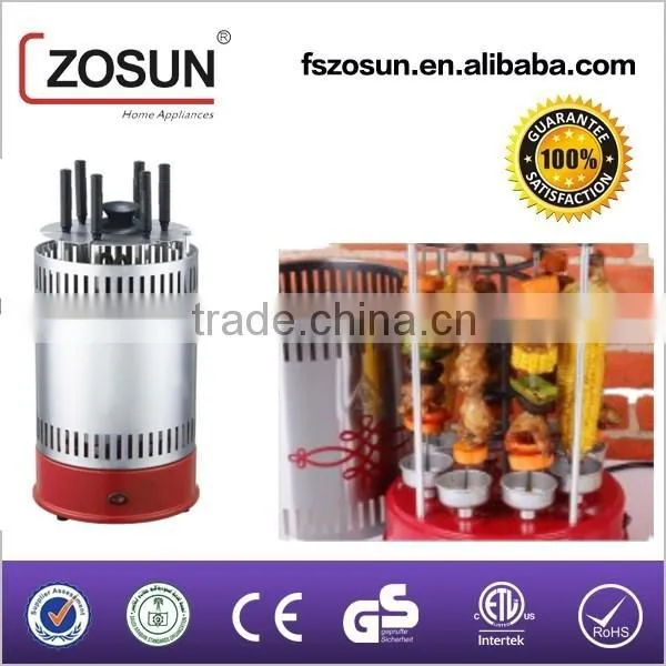 ZS-705 6Skewers Cast Iron Grill For Barbecue photo-3