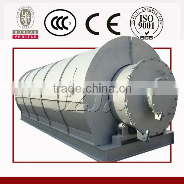 CE standard tyre scrap recycle machine to oil