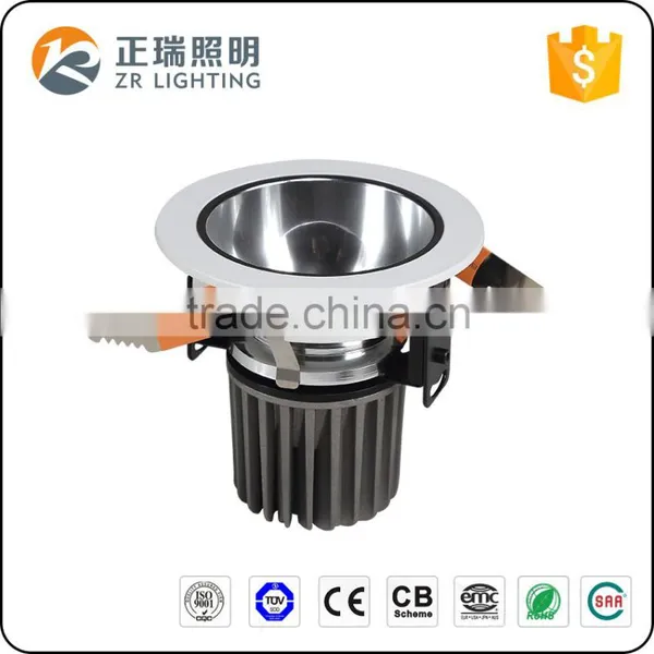 SDCM3 Hotel Project 5 Years Warranty Recessed 12w Downlight LED COB With Anti-glare photo-3
