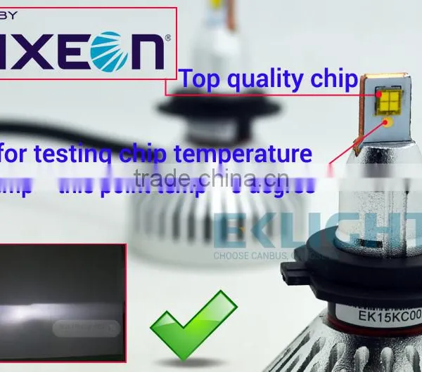 EK LIGHT Smart System TUV Factory 6-30V DRL Function H7 H4 D1 D2 D3 D4 Canbus h4 Car Led Headlight photo-4
