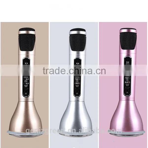 Singing Machine K068 Karaoke Wireless Microphone Bluetooth for Iphone,samsung,htc,huwei