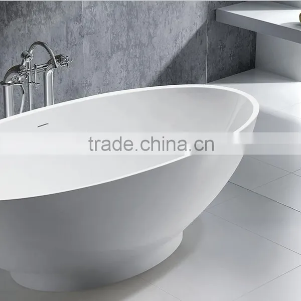 Artificial Stone Freestanding Bath Tub,portable Freestand Bathtub,Solid Surface Bathtub, photo-6