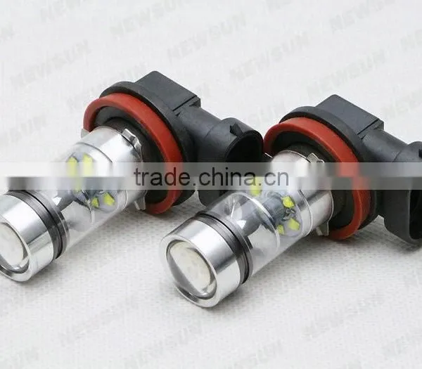 New Design! Xenon White 75W H8 H9 H11 LED Bulbs,DC 12V 24V C Ree Led Bulbs Reflector Mirror Design Fog Lights DRL Parking photo-3