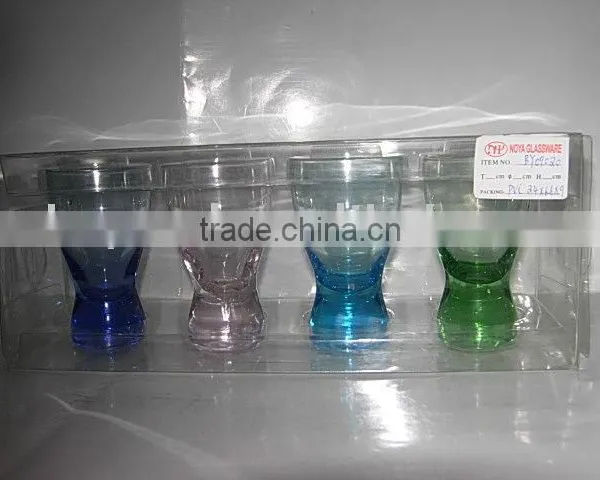 COLORED SHOT OR VODKA GLASS SET