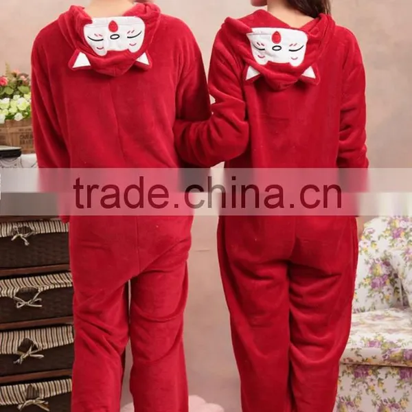 New Red Fox Ali Adult Animal Winter Fleece Onesie KK851 photo-6