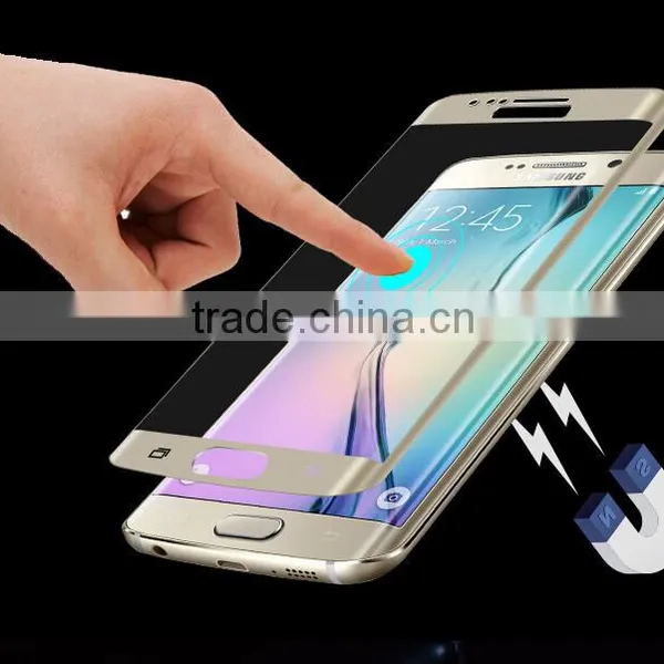 Factory Price Colorful Full Cover 9h Tempered Glass Screen Protector for Samsung Galaxy s6 Edge Plus photo-6