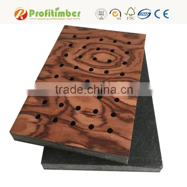 Sound Proof Celotex Board MDF Slotted Acoustic Panels for Studio photo-3