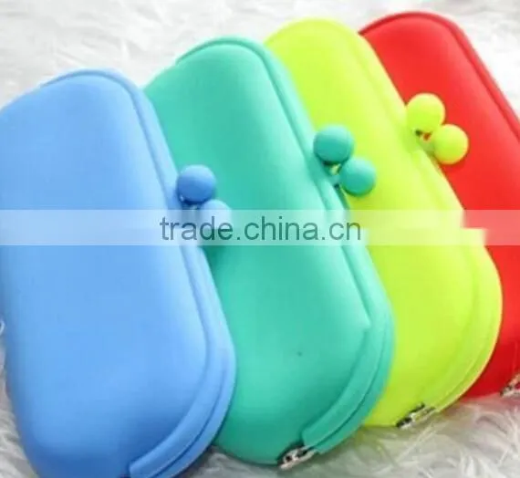 Silicone Pouch Purse / Cellphone Cosmetic Coin Bag / Glasses Storage photo-2