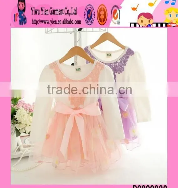 2016 Europe Kids Beautiful Model Dresses OEM Selling Princess Girl Kids Fashion Dresses Pictures photo-3