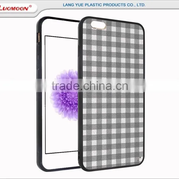 Guangzhou South Mobile Phone Accessories 2 In1 Silk Pattern Back Cover for Iphone 6s Plus 5 photo-2