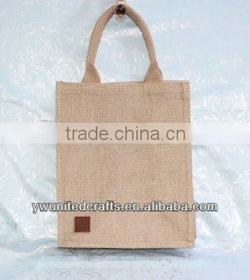 Printed Custom Made Shopping Bags Jute Bag