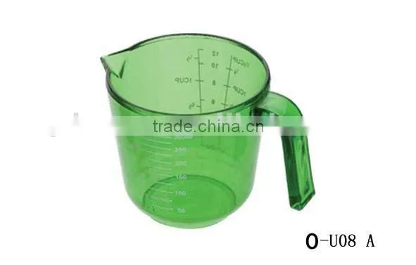 colorful PC& PS plastic measuring cup
