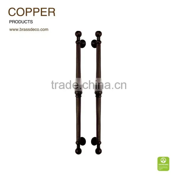 Hotel Entrance Door HK528-10 CFB Copper Door Luxurious Handle