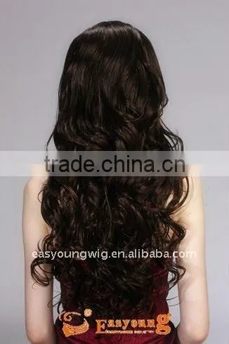 Wholesale Fake Hair 3/4 Wigs, Curly Synthetic Hair Styles Half Wigs Hairpieces photo-3