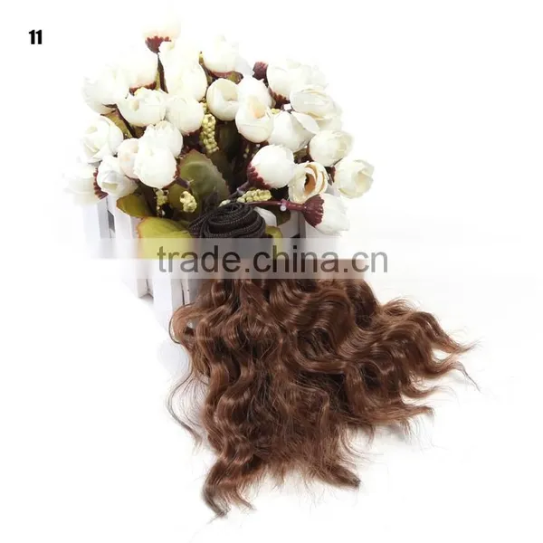 Wholesale Synthetic Doll Hair Extension BJD SD Wavy Wigs Accessories photo-4