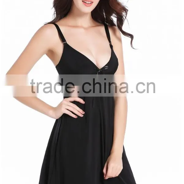 Sexy Sleeveless Maternity Nursing Bra Dress Fashion Style photo-3