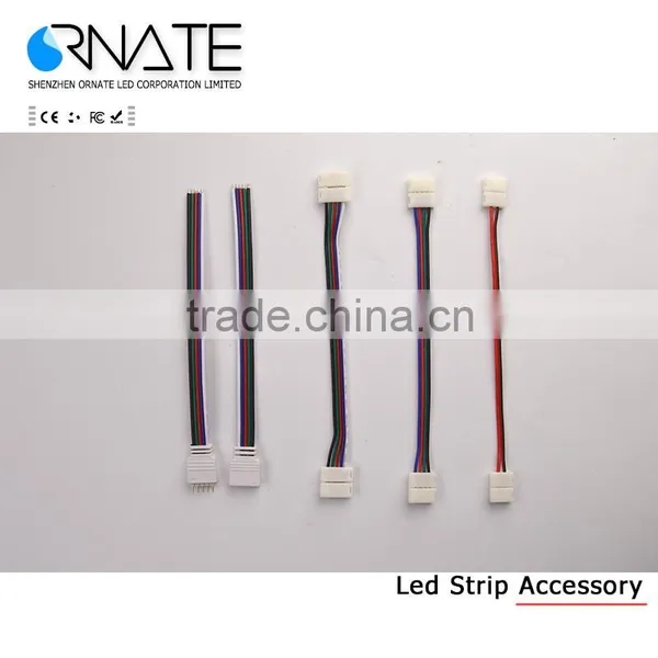 8mm 2 Pin Led Connector Adapter Coupler Cable Solderless Plug With Wire Cable for 3528 2835 Single Color Led Strip Light photo-3