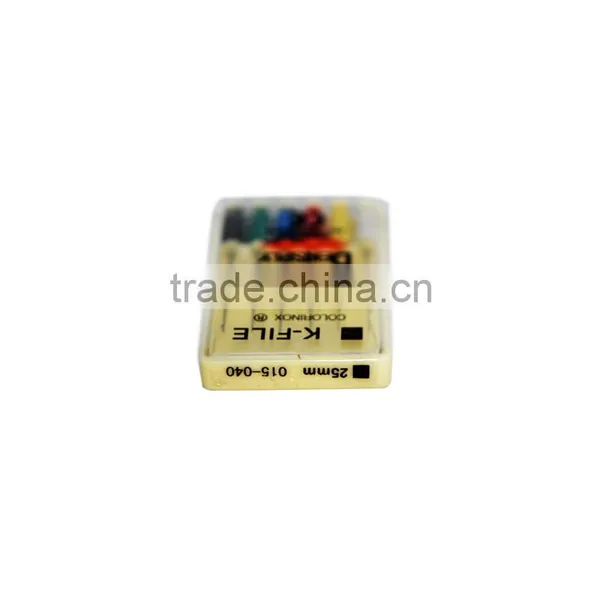 2016 Hot Sale Denshine Brand New 10 Pack NITI Flexible Hand Use Dental Root Canal K-Files #015-040 25mm photo-4