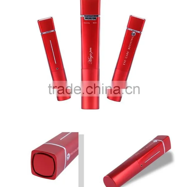 Rechargeable Eye Beauty Massager Heat Treament Spa Anions Import Anti Aging Eyes Wrinkle Removal Applicator Tool photo-3