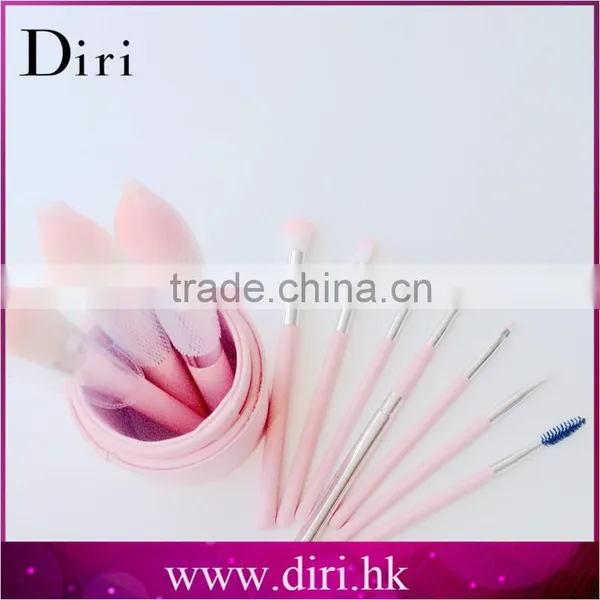 8PCS Pink Cosmetic Makeup Brush Set photo-3