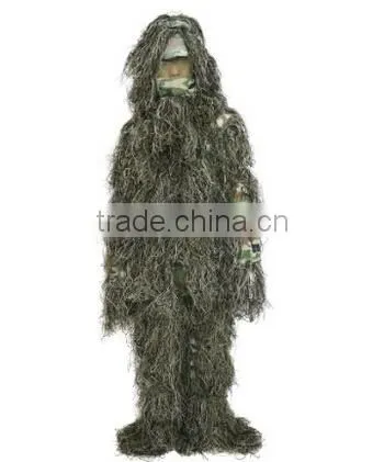 4-Piece, XL/XXL 3D Camouflage Camo Ghillie Suit for Yowie Sniper Archery photo-2