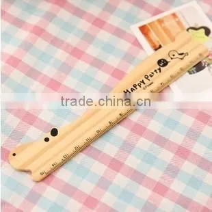 15cm Promotion Cartoon Animal Wooden Ruler photo-3
