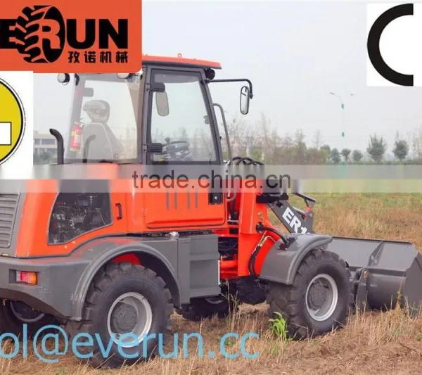 New EVERUN Brand CE/ Euro 3 Abgas Geprueft 1.6 Ton Wheel Loader Mit 0.8m3 Schaufel photo-4
