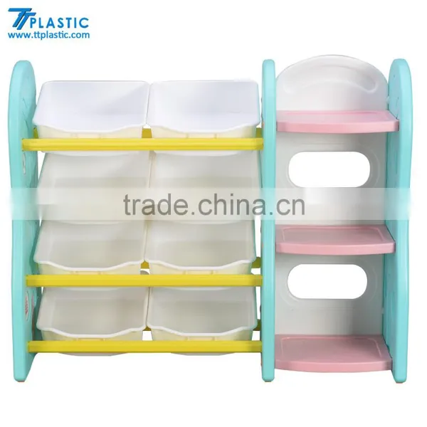 Cute Children's the Plastic Bookshelf/ Storage Rack Shelf photo-4